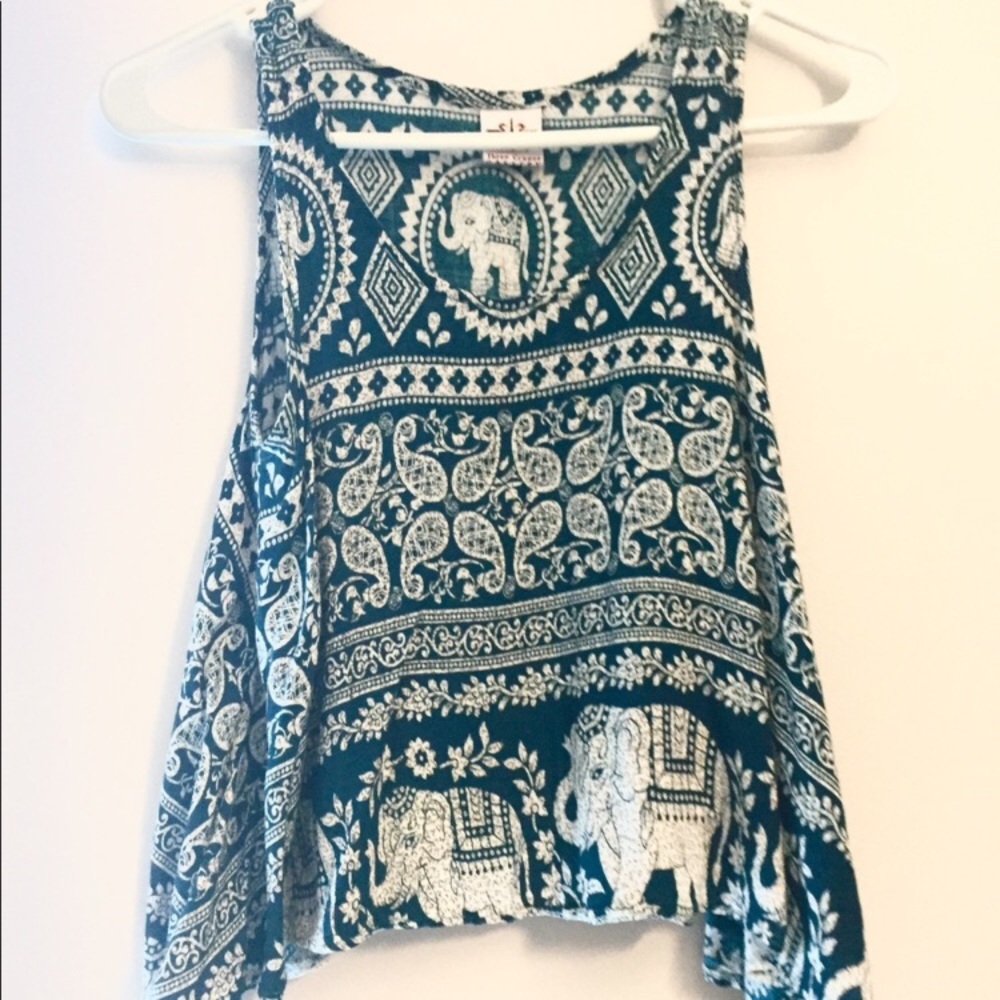 Patterned Tank Top